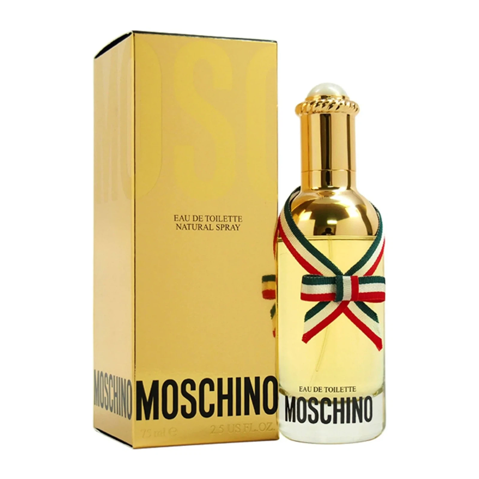 Moschino EDT for Women 75ml manufacturer bottle, linked from the supplied product catalogue.