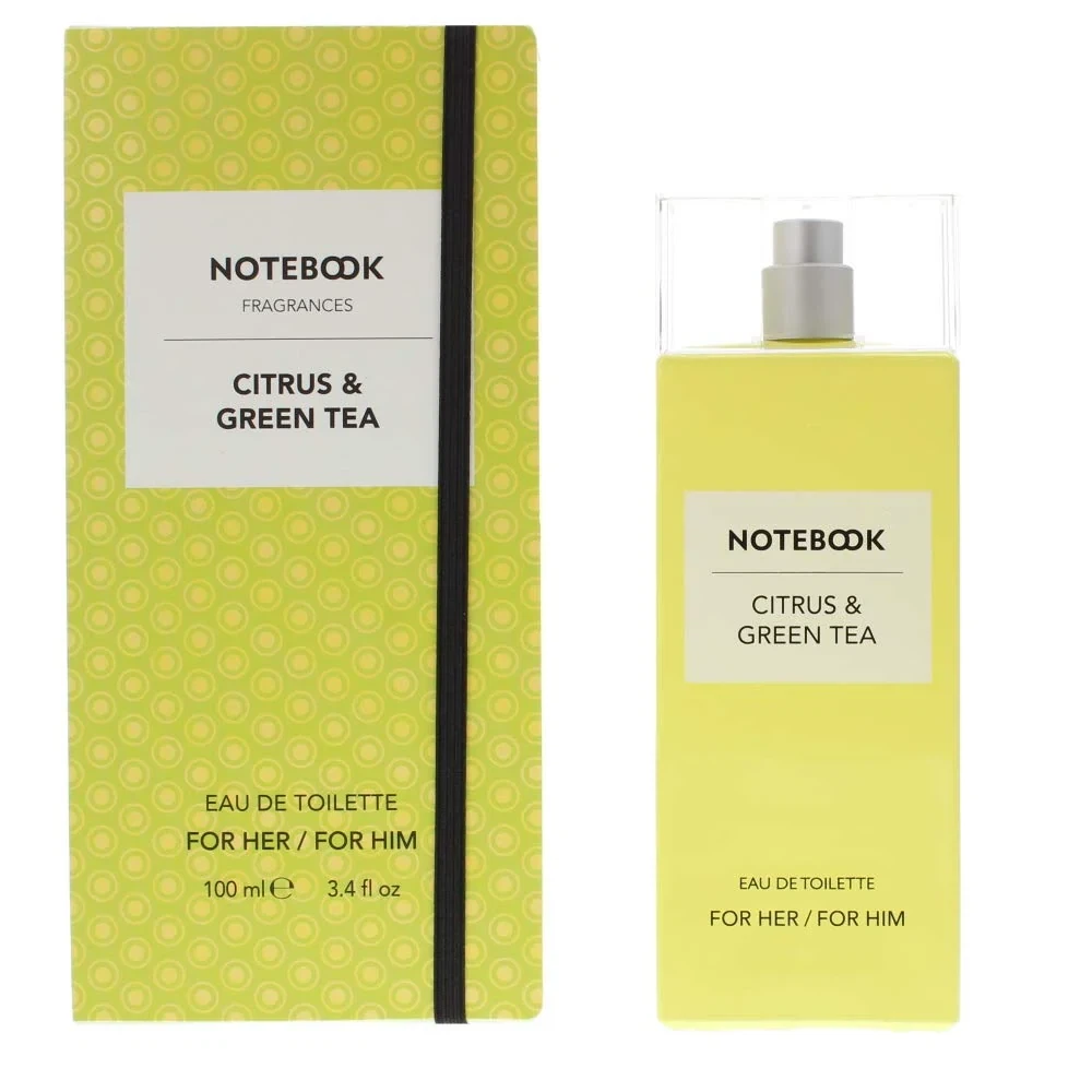 Notebook CITRUS & GREEN TEA & WOMEN manufacturer bottle, linked from the supplied product catalogue.
