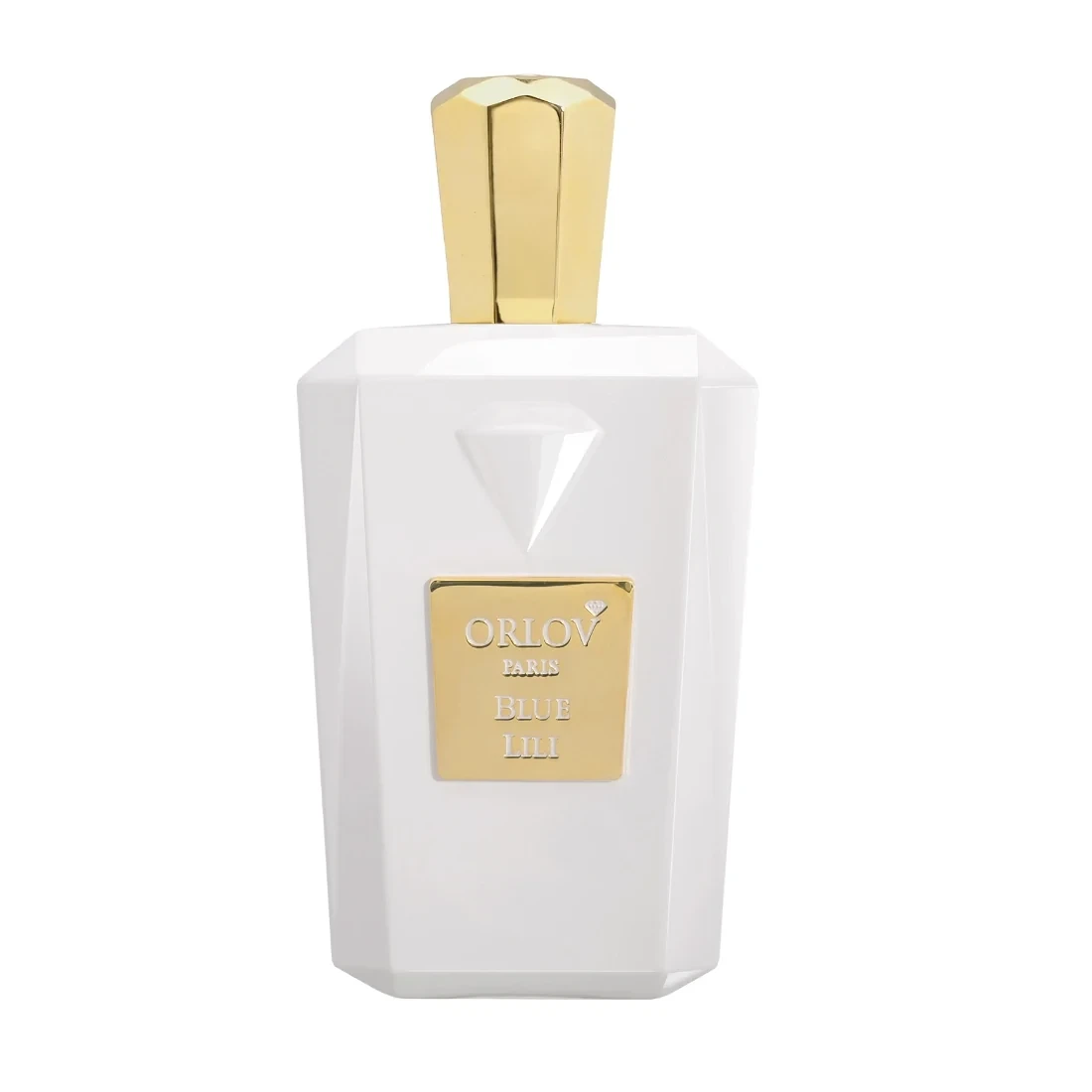 Orlov Paris Blue Lili manufacturer bottle, linked from the supplied product catalogue.