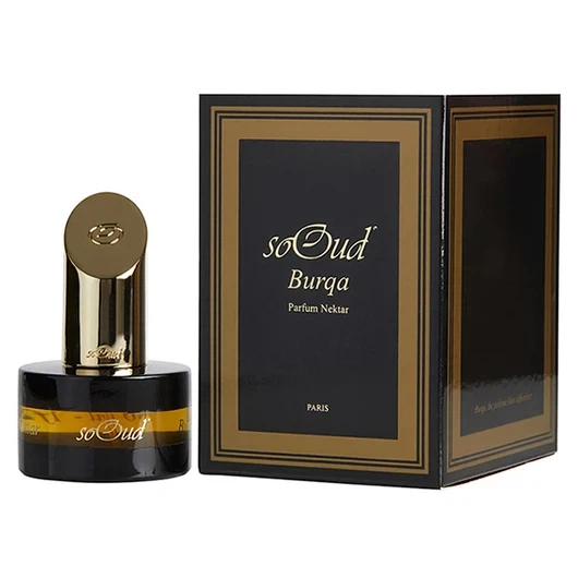 So Oud Burqa Parfum Nektar manufacturer bottle, linked from the supplied product catalogue.