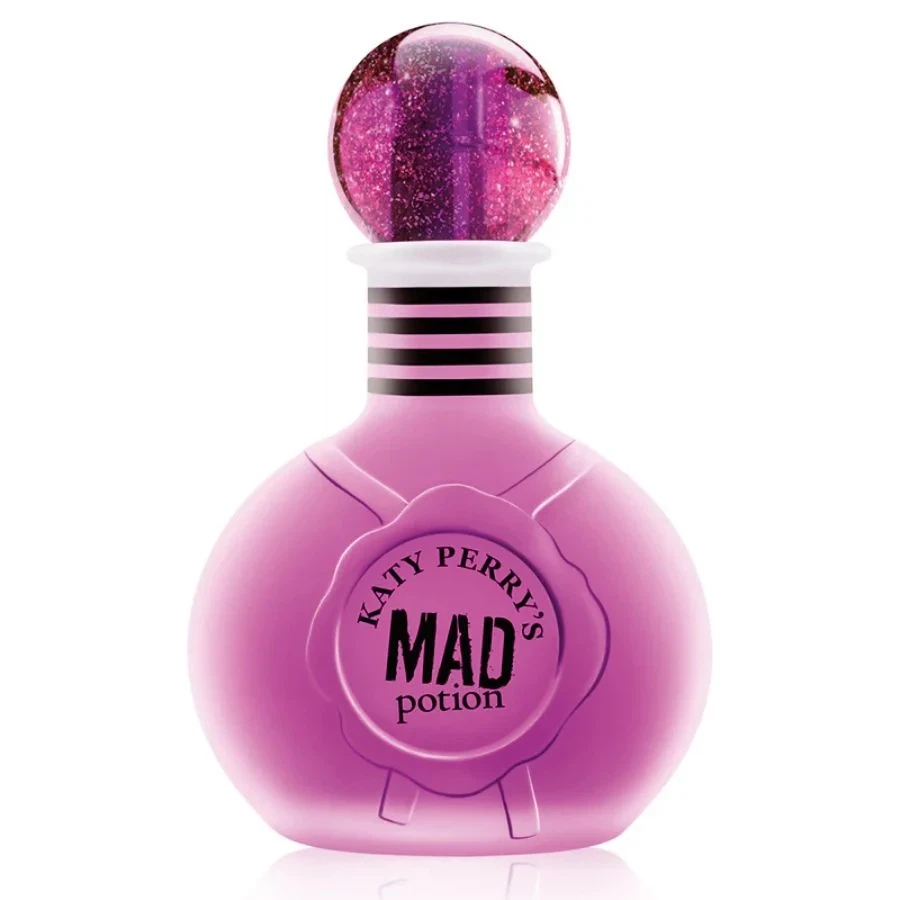 Katy Perry Mad Potion manufacturer bottle, linked from the supplied product catalogue.