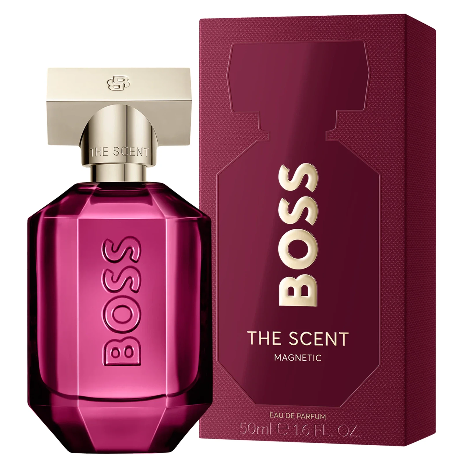 Hugo Boss The Scent Magnetic For Her Ambery manufacturer bottle, linked from the supplied product catalogue.