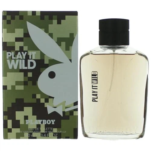 PlayBoy Play It Wild manufacturer bottle, linked from the supplied product catalogue.