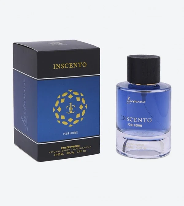 Lucianno Inscento Pour Homme Men manufacturer bottle, linked from the supplied product catalogue.