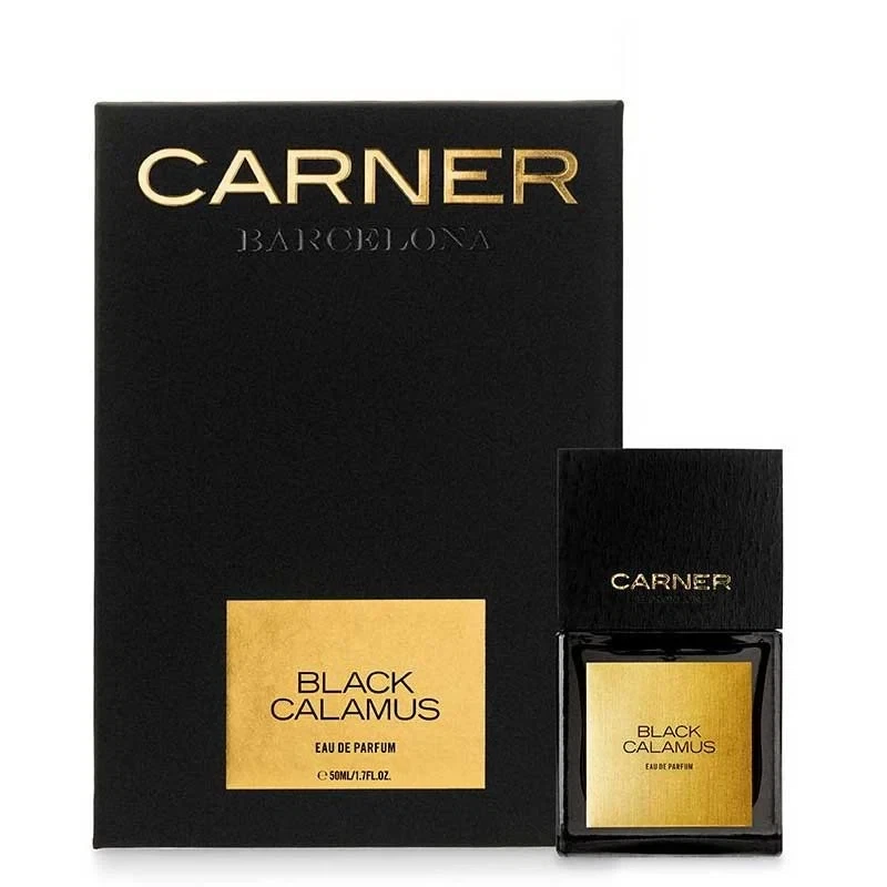 Carner Barcelona Black Calamus manufacturer bottle, linked from the supplied product catalogue.