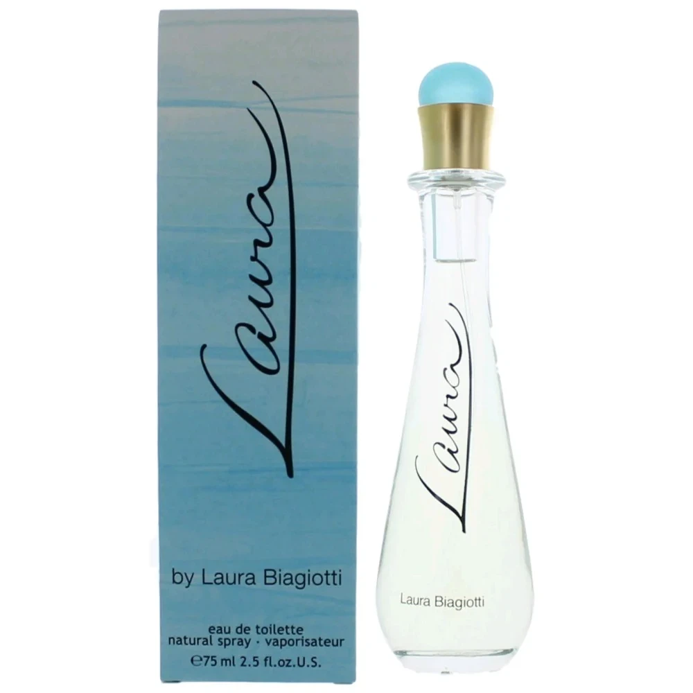 Laura Biagiotti Laura manufacturer bottle, linked from the supplied product catalogue.