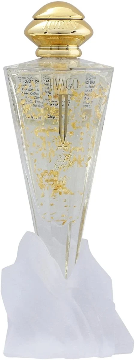 Jivago 24k Gold manufacturer bottle, linked from the supplied product catalogue.