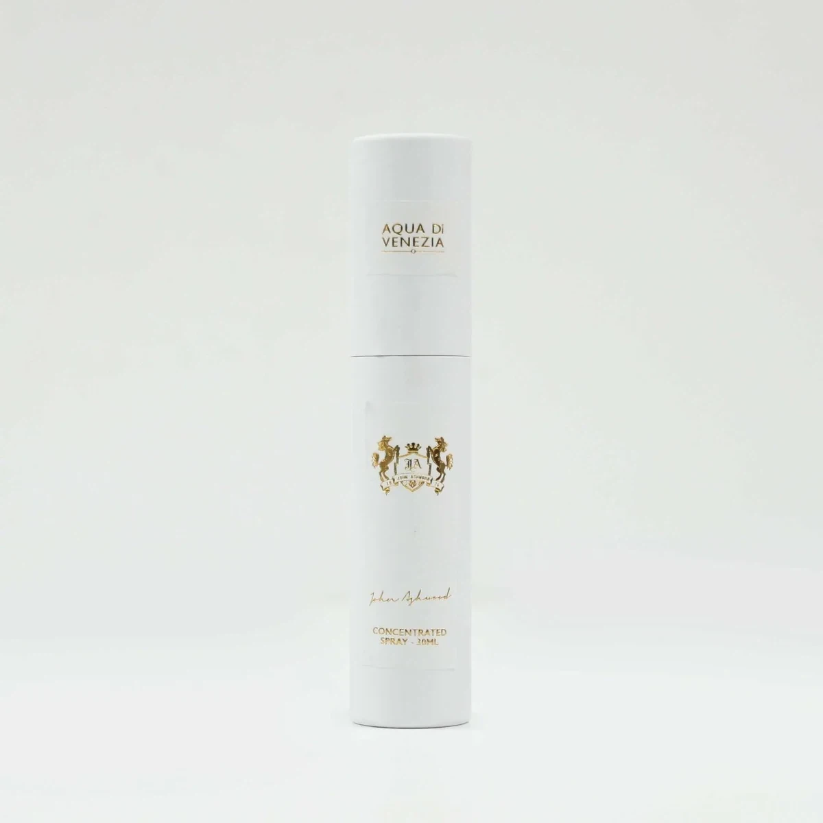 John Ashwood Aqua Di Venezia manufacturer bottle, linked from the supplied product catalogue.