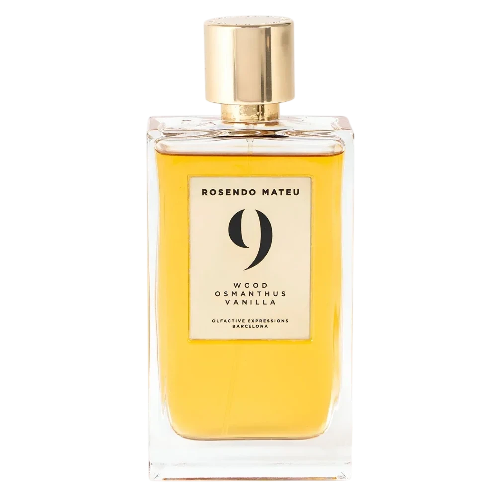 Rosendo Mateu 9 Wood Osmanthus Vanilla Oriental Floral manufacturer bottle, linked from the supplied product catalogue.