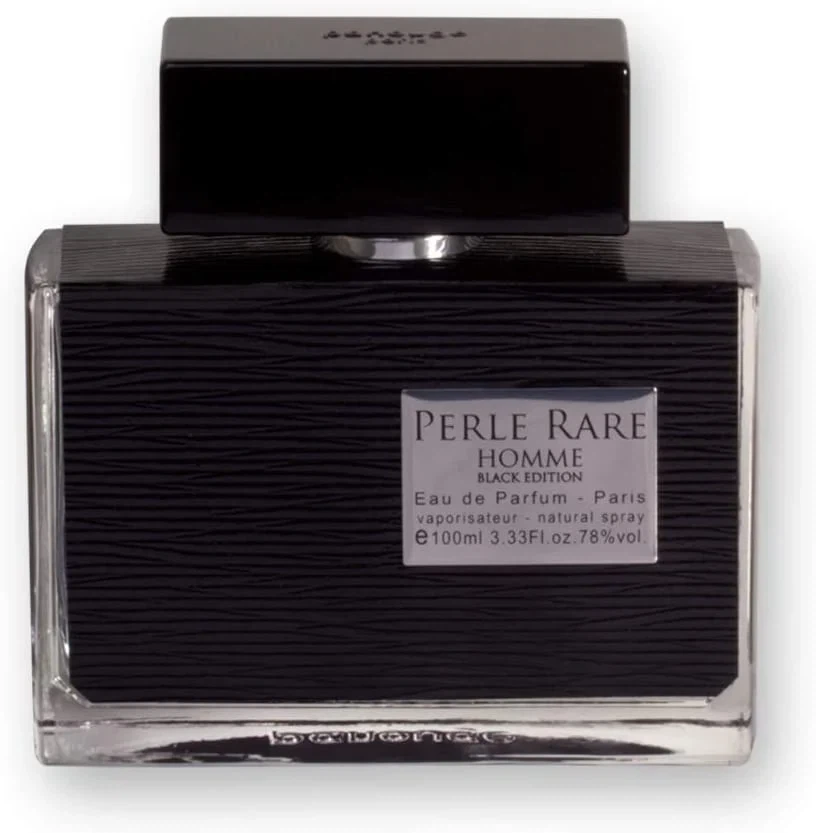 Panouge Perle Rare Homme Black Edition Natural Spray manufacturer bottle, linked from the supplied product catalogue.