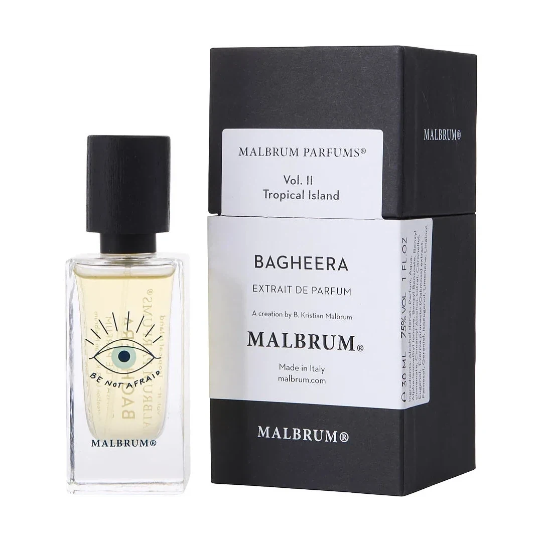 Malbrum Bagheera manufacturer bottle, linked from the supplied product catalogue.
