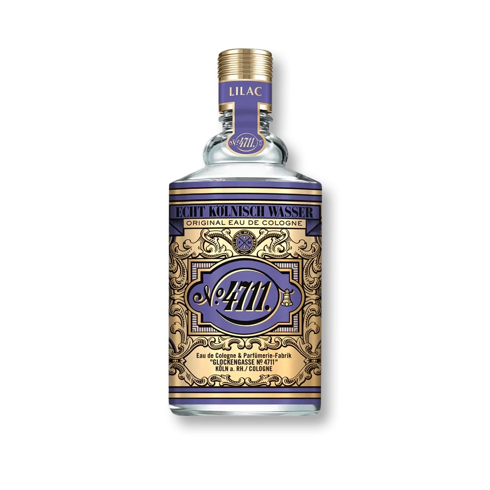 Mäurer & Wirtz 4711 Original Floral Coll. Lilac manufacturer bottle, linked from the supplied product catalogue.