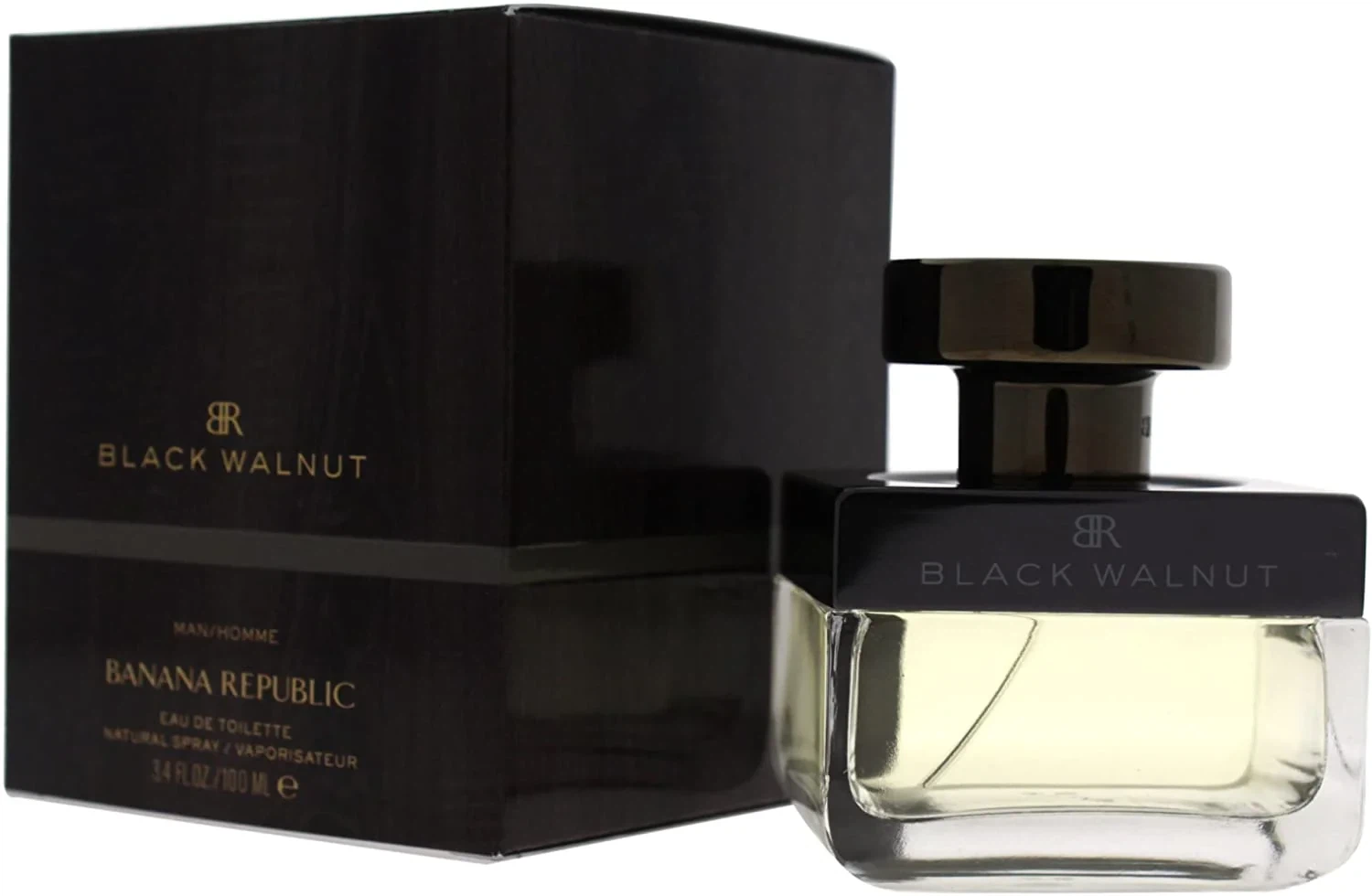 Banana Republic BLACK WALNUT manufacturer bottle, linked from the supplied product catalogue.