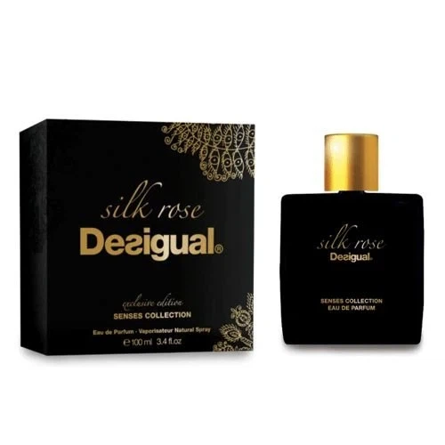 Desigual Senses Silk Rose manufacturer bottle, linked from the supplied product catalogue.