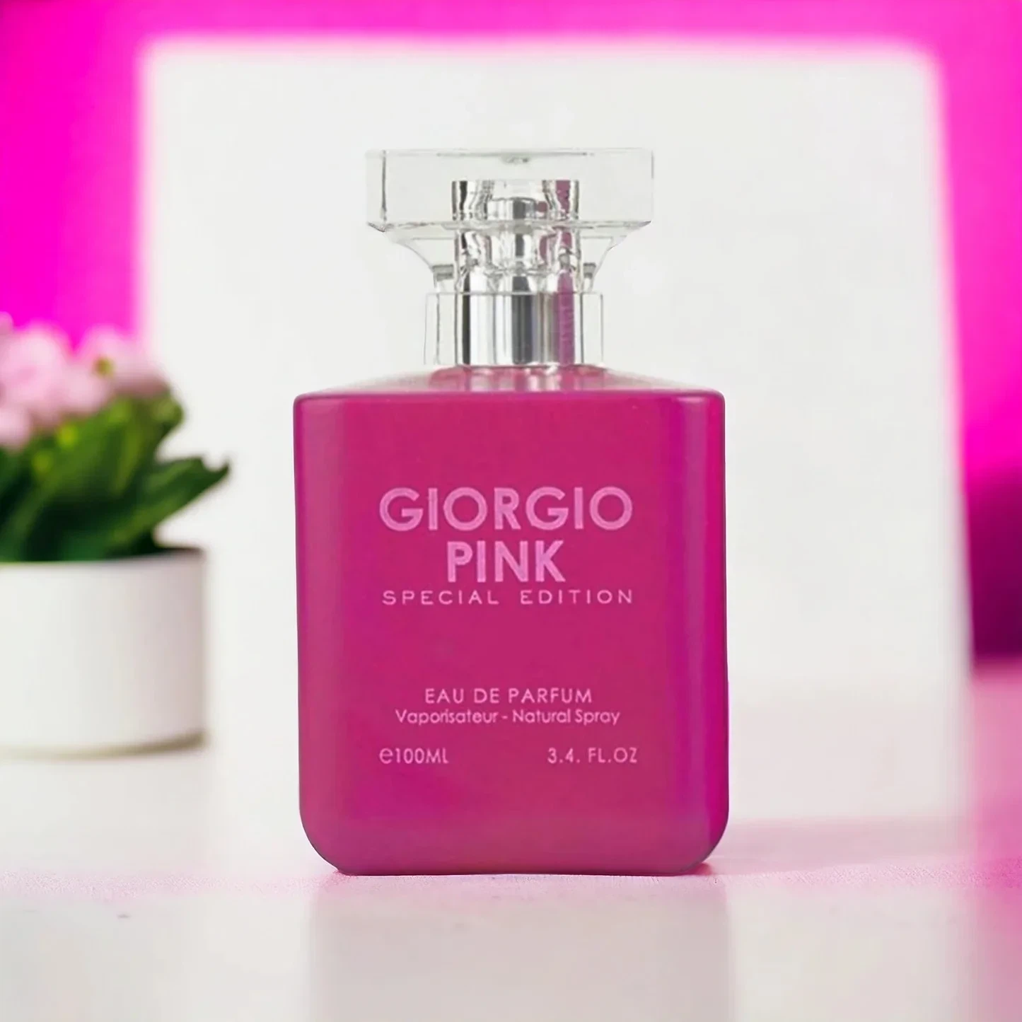 Giorgio Pink Special Edition manufacturer bottle, linked from the supplied product catalogue.