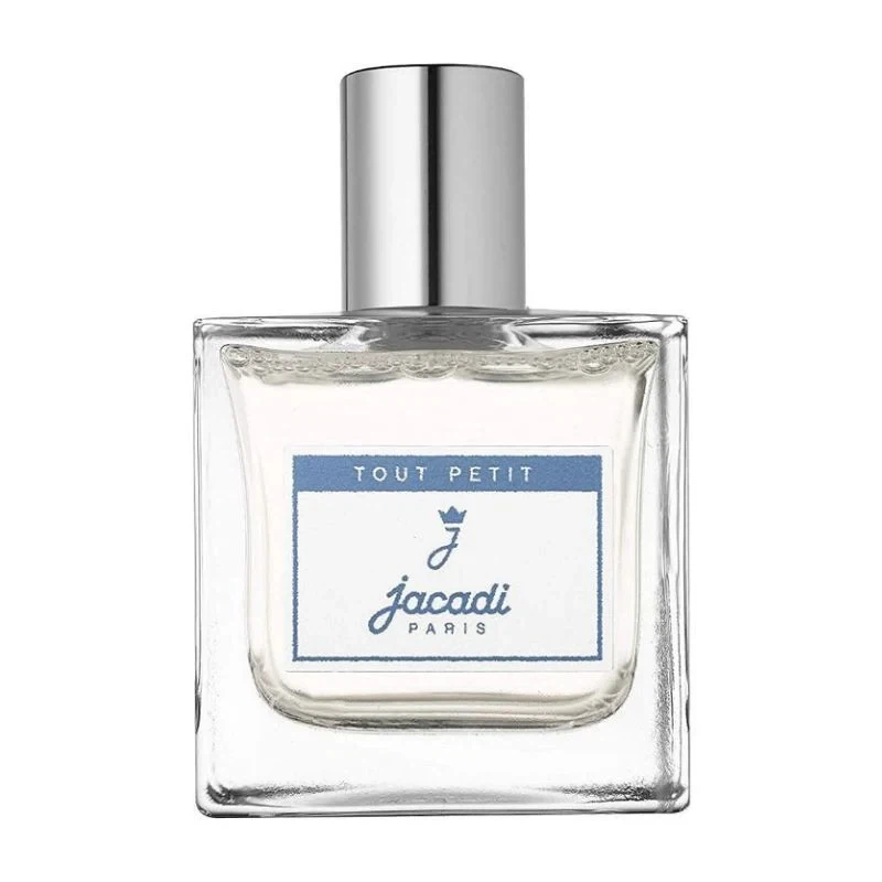 Jacadi Tout Petit Scented Water Alcohol Free manufacturer bottle, linked from the supplied product catalogue.