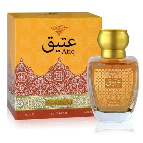 Maryaj ATIQ manufacturer bottle, linked from the supplied product catalogue.