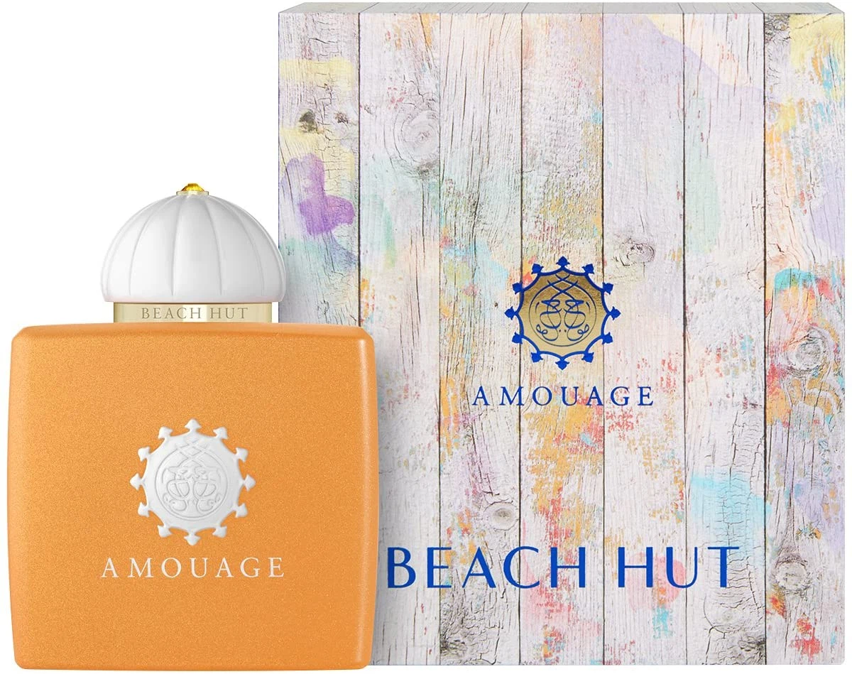 Amouage Beach Hut (Women) manufacturer bottle, linked from the supplied product catalogue.