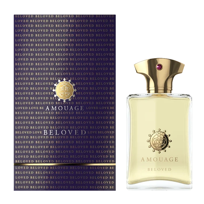 Amouage Beloved (Men) manufacturer bottle, linked from the supplied product catalogue.