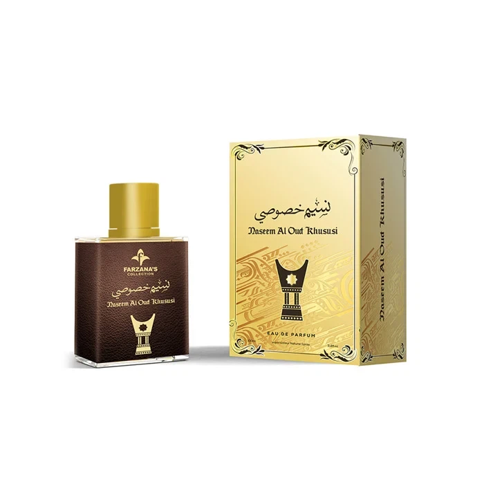 Farzana's Collection Naseem Al Oud Khususi manufacturer bottle, linked from the supplied product catalogue.