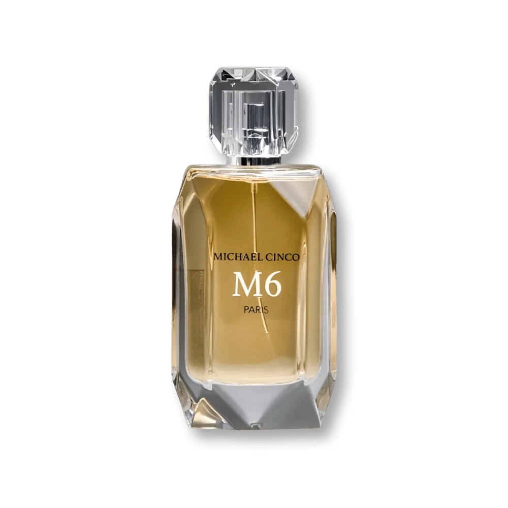 Michael Cinco M6 manufacturer bottle, linked from the supplied product catalogue.