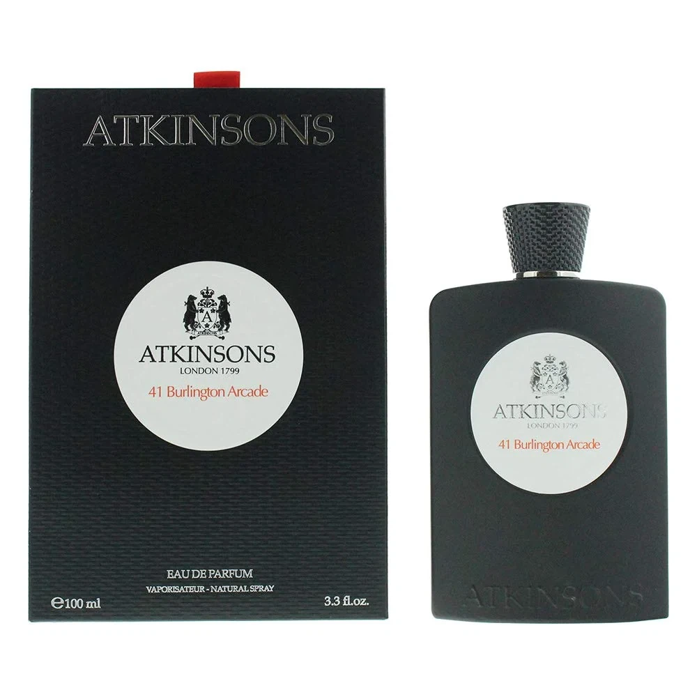 Atkinsons 41 Burlington Arcade Limited Edition manufacturer bottle, linked from the supplied product catalogue.