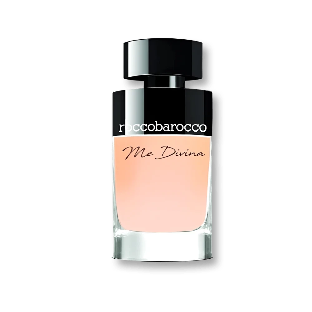 Roccobarocco Me Divina manufacturer bottle, linked from the supplied product catalogue.