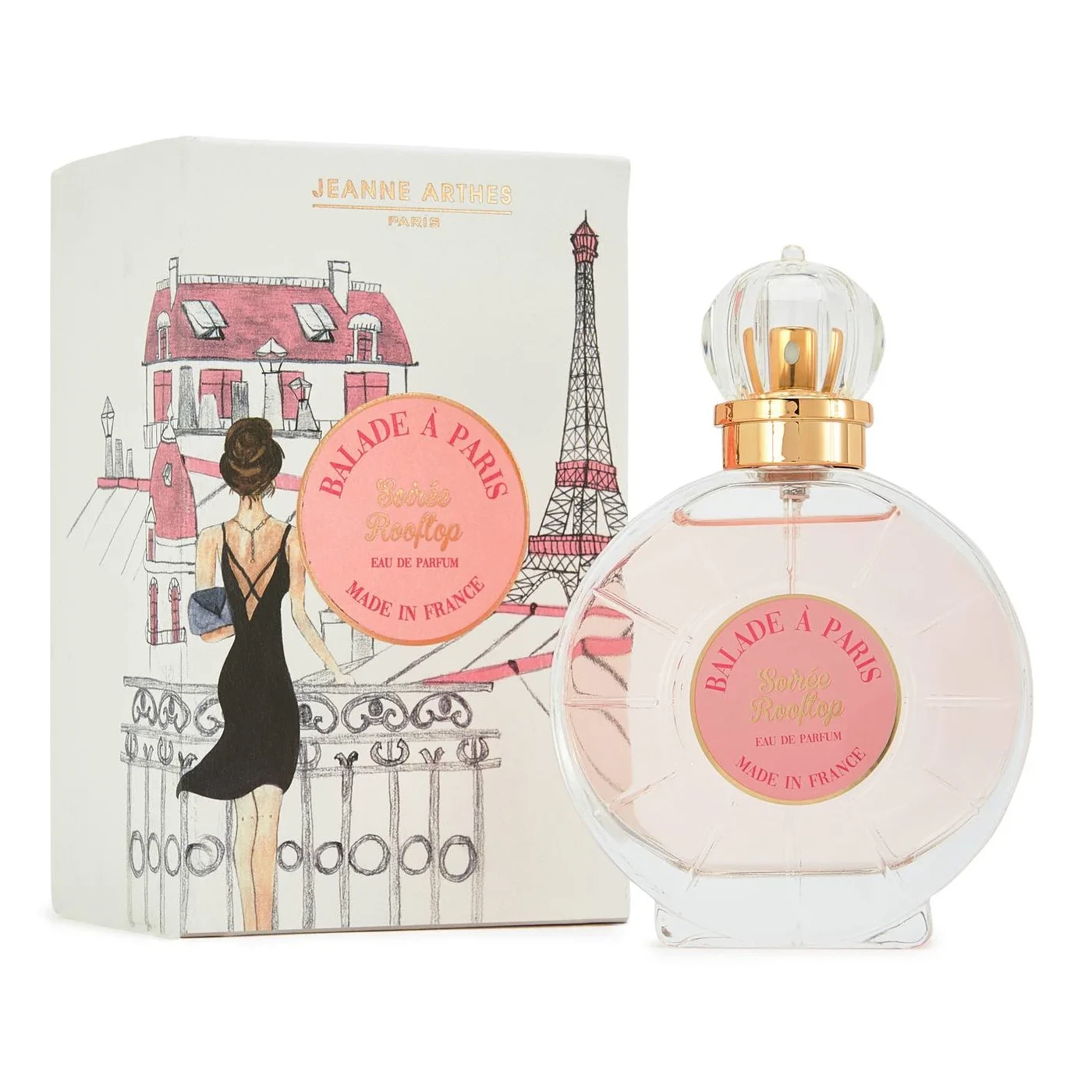 Jeanne Arthes Balade A Paris Soiree Rooftop manufacturer bottle, linked from the supplied product catalogue.