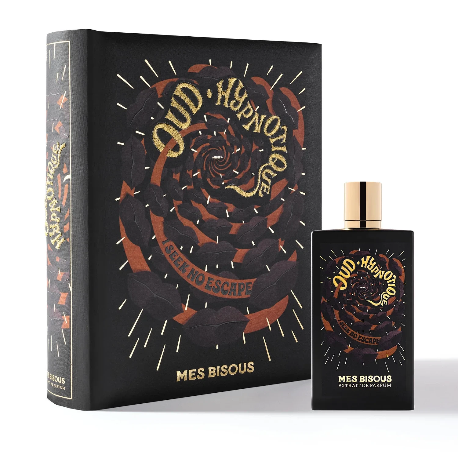 Mes Bisous Oud Hypnotique manufacturer bottle, linked from the supplied product catalogue.