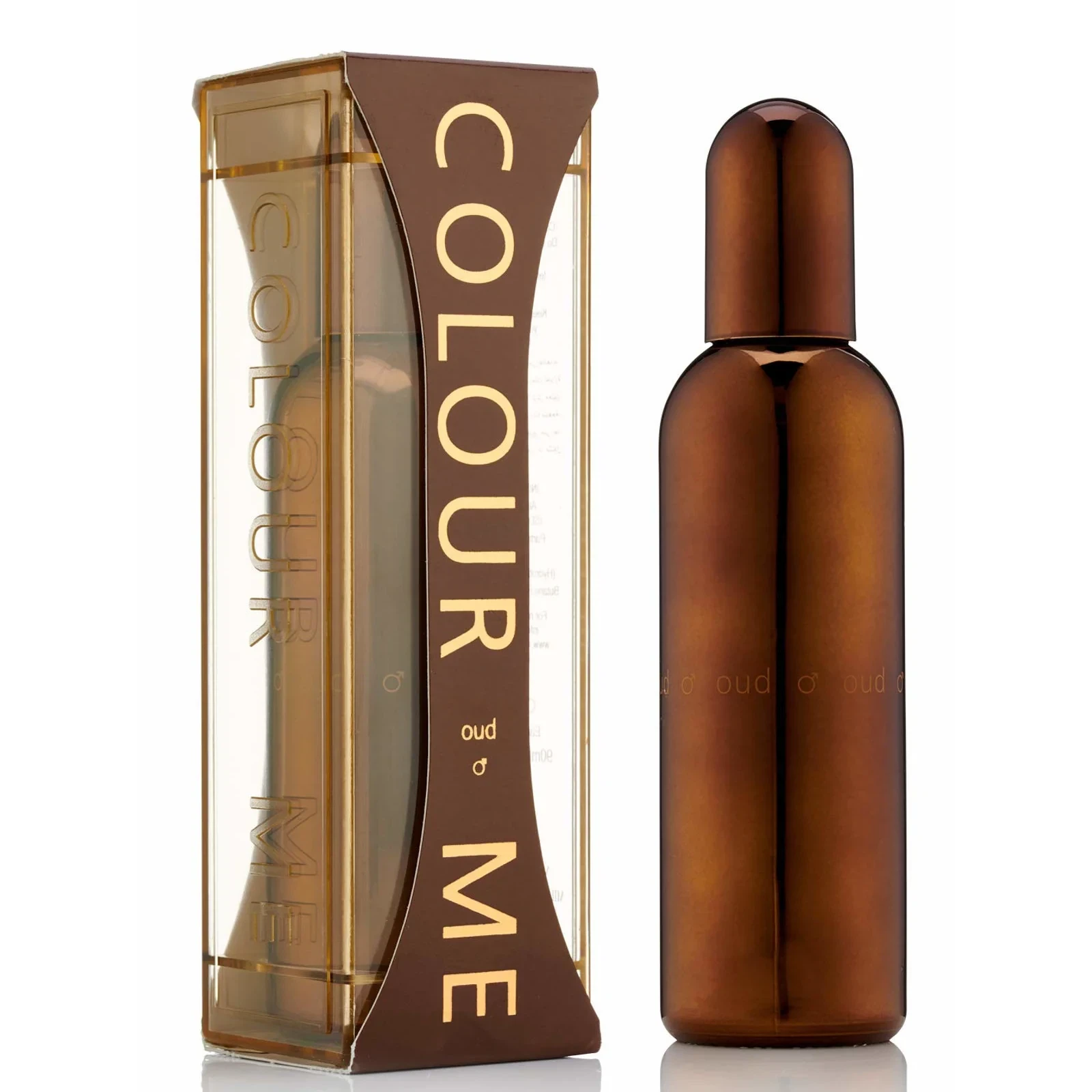 Milton-Lloyd Colour Me Oud manufacturer bottle, linked from the supplied product catalogue.