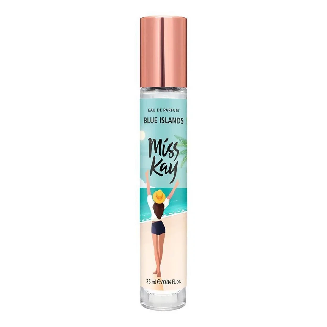 Miss Kay Blue Islands manufacturer bottle, linked from the supplied product catalogue.