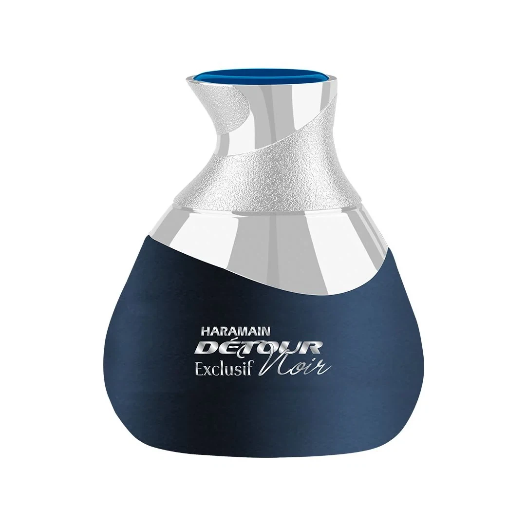 Al Haramain Detour Noir Exclusif manufacturer bottle, linked from the supplied product catalogue.