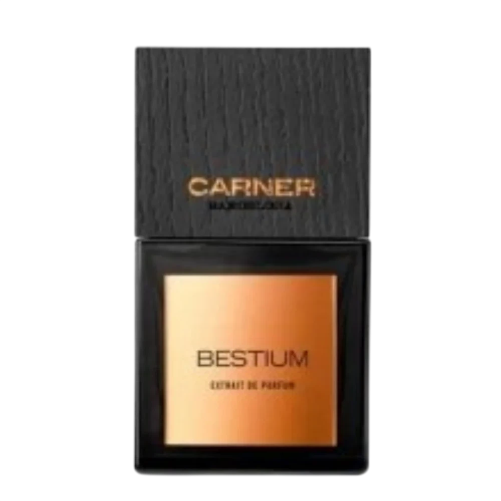Carner Barcelona Bestium Extra De Parfum manufacturer bottle, linked from the supplied product catalogue.