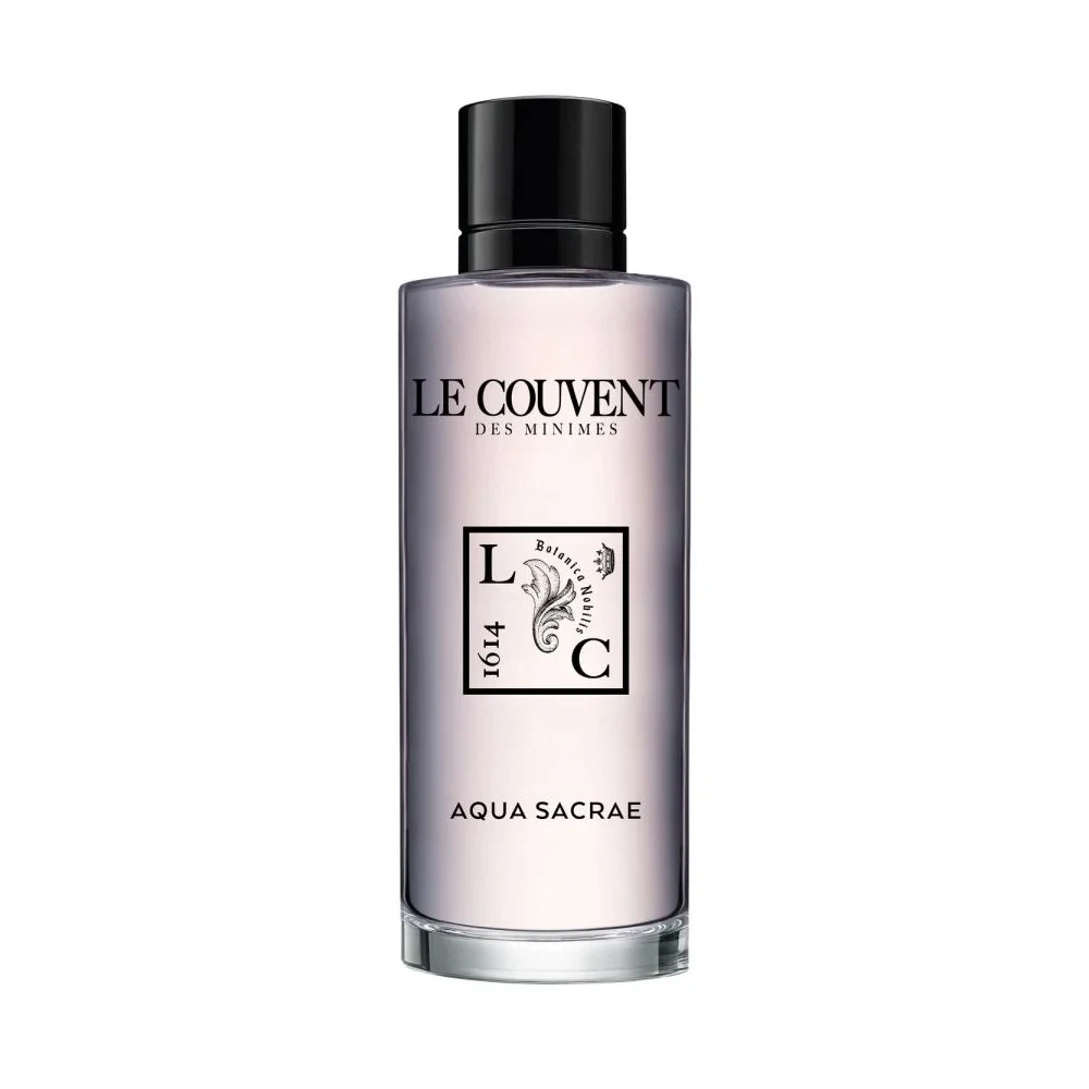Le Couvent Des Minimes Aqua Sacrae manufacturer bottle, linked from the supplied product catalogue.