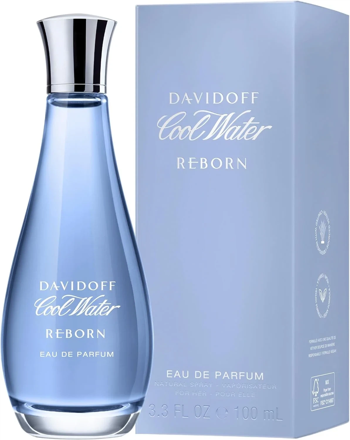Davidoff Cool Water Reborn Women manufacturer bottle, linked from the supplied product catalogue.