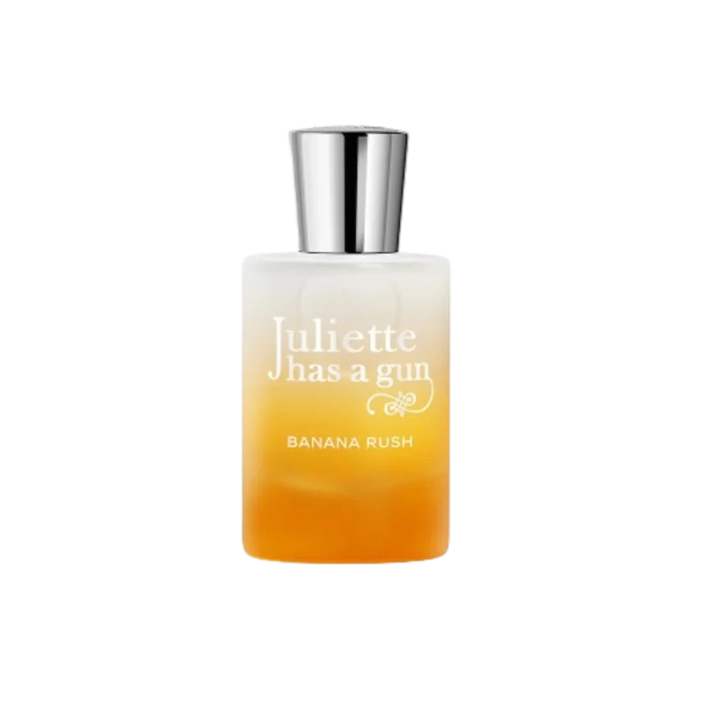Juliette Has a Gun Banana Rush Oriental Vanilla manufacturer bottle, linked from the supplied product catalogue.