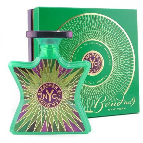 Bond No. 9 BLEECKER STREET manufacturer bottle, linked from the supplied product catalogue.