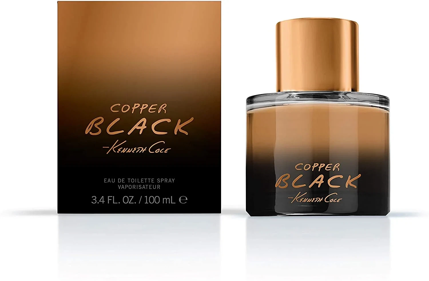 Kenneth Cole Copper Black manufacturer bottle, linked from the supplied product catalogue.
