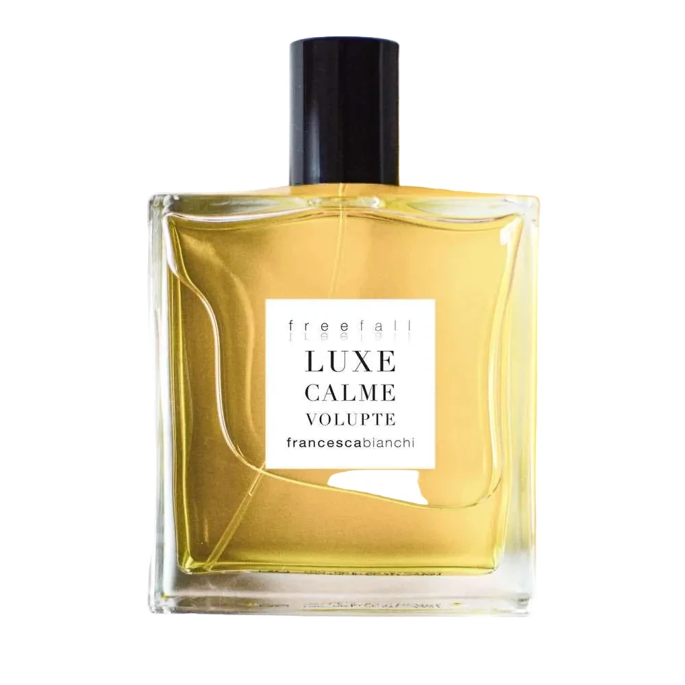 Francesca Bianchi Freefall Luxe Calme Volupte Floral Fruity manufacturer bottle, linked from the supplied product catalogue.