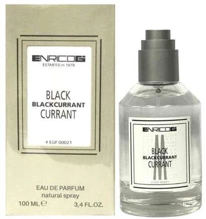 Enrico GI BLACK CURRANT & Women manufacturer bottle, linked from the supplied product catalogue.