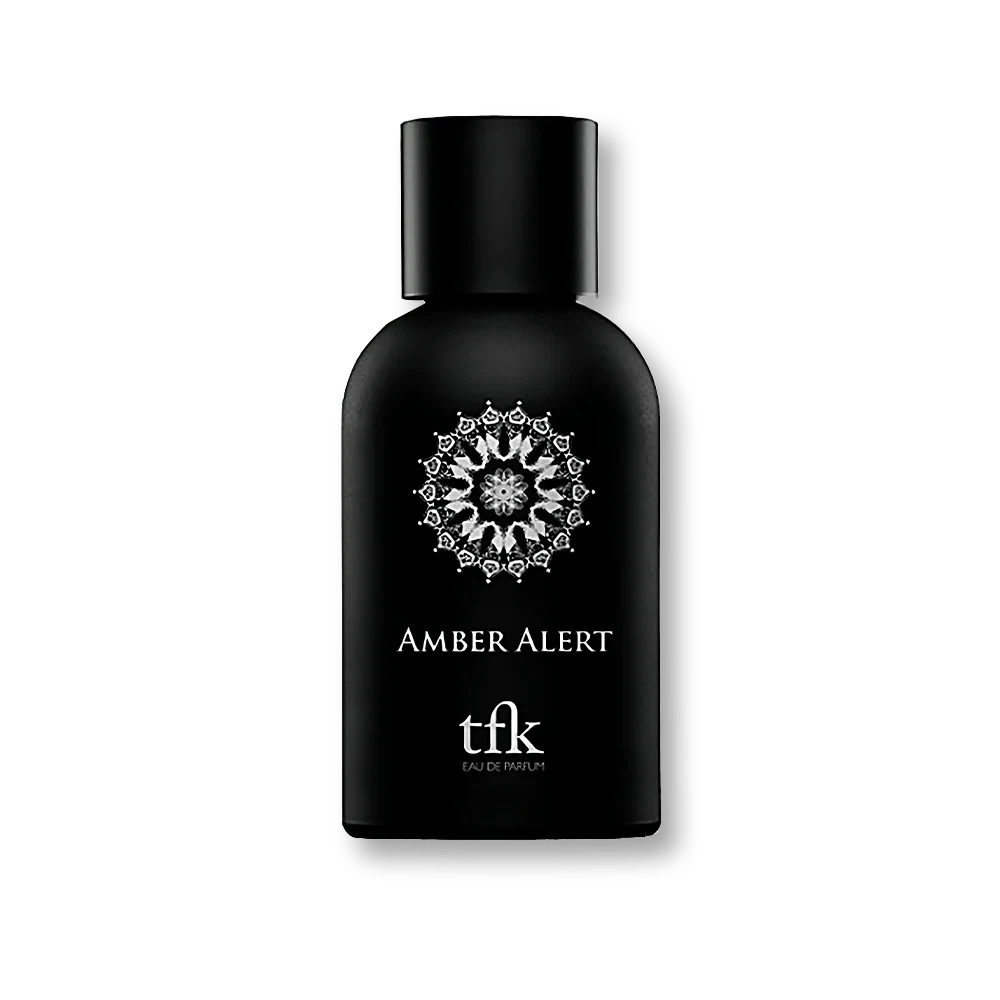 The Fragrance Kitchen Amber Alert manufacturer bottle, linked from the supplied product catalogue.