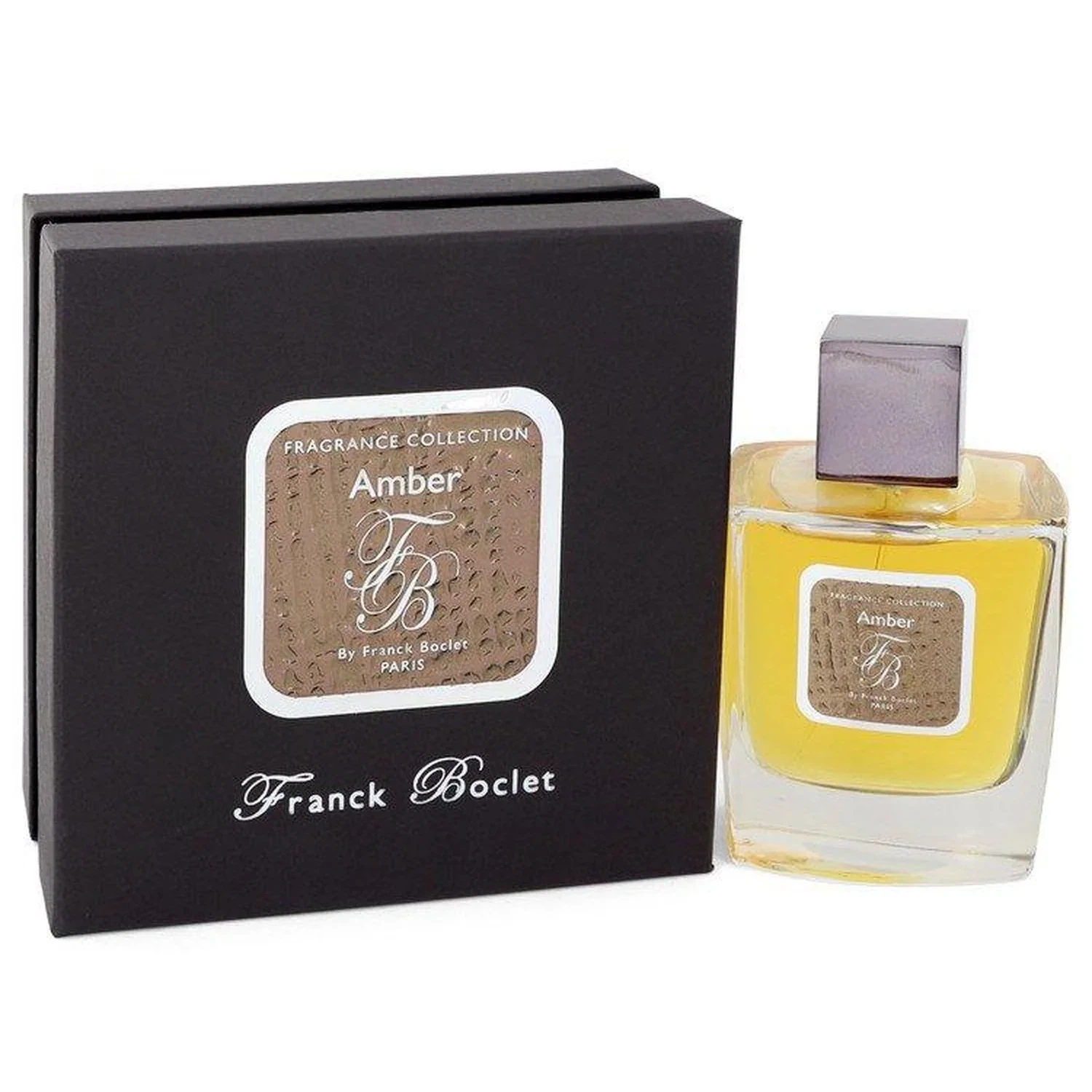Franck Boclet Collection Amber manufacturer bottle, linked from the supplied product catalogue.