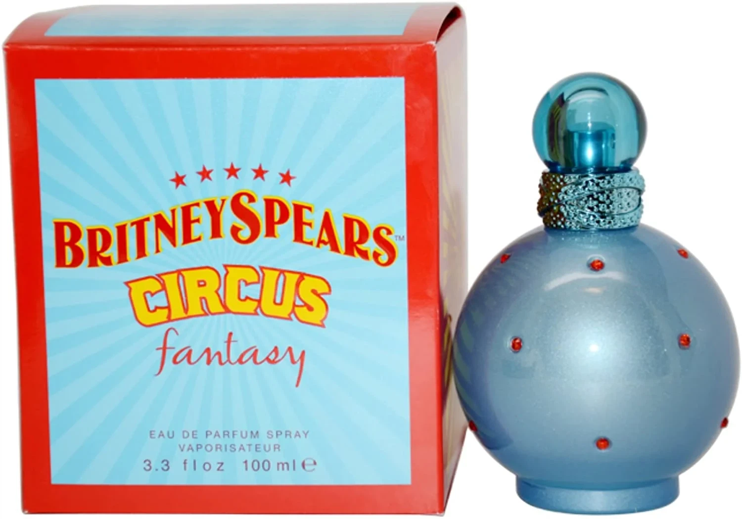 Britney Spears Circus Fantasy manufacturer bottle, linked from the supplied product catalogue.