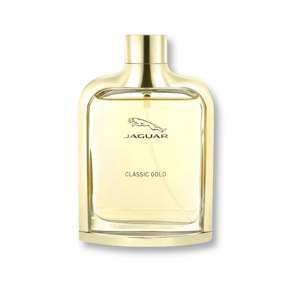 Jaguar Classic Gold manufacturer bottle, linked from the supplied product catalogue.