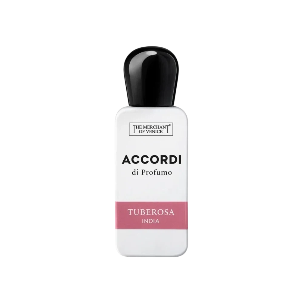 The Merchant of Venice Accordi di Profumo Tuberosa India Floral manufacturer bottle, linked from the supplied product catalogue.