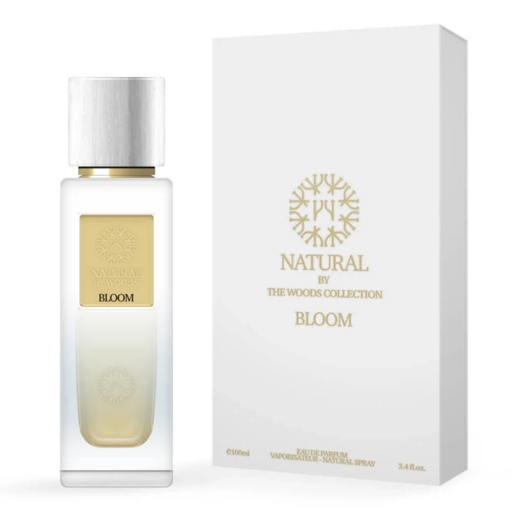 The Woods Collection By Natural Bloom manufacturer bottle, linked from the supplied product catalogue.