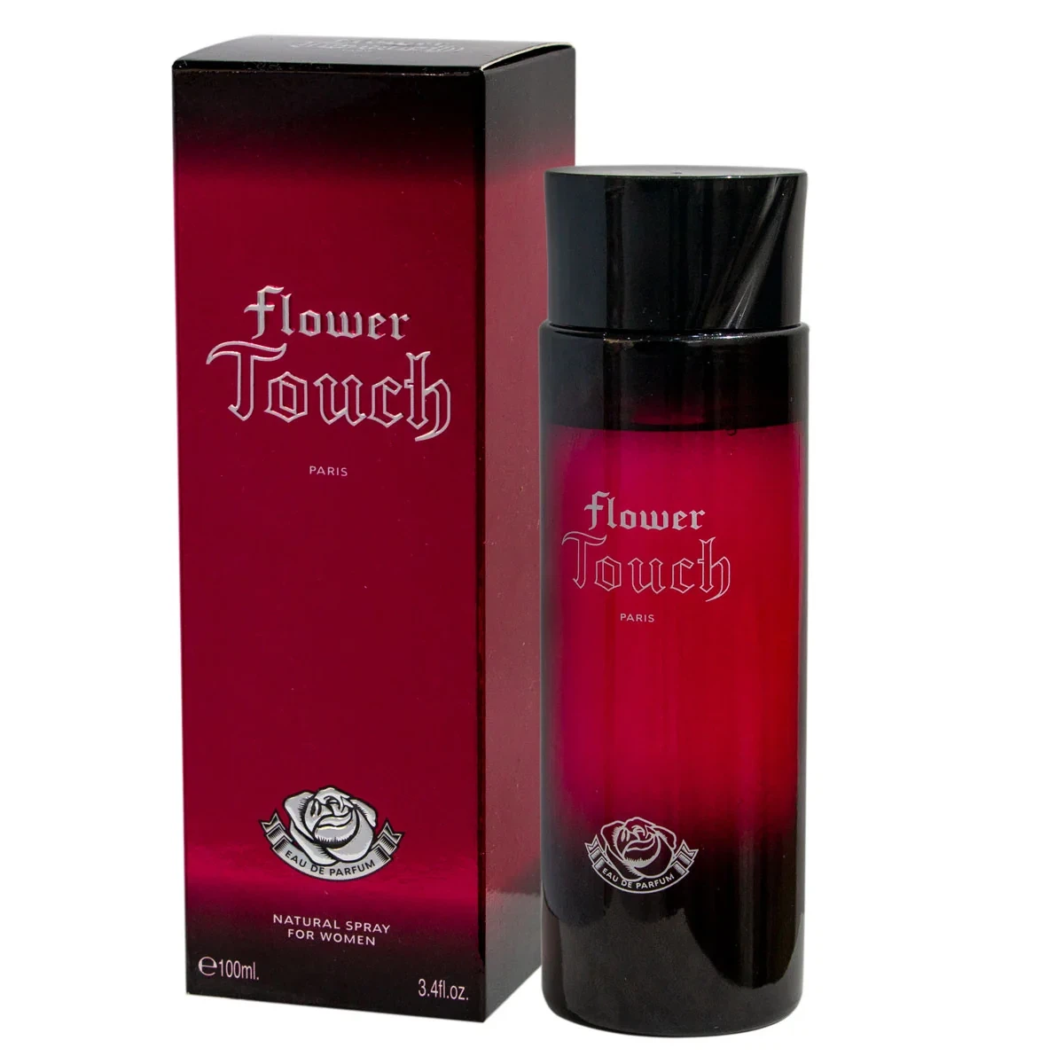 Geparlys Flower Touch manufacturer bottle, linked from the supplied product catalogue.