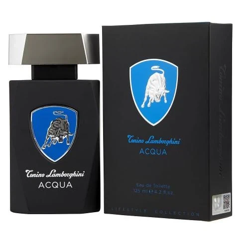 Tonino Lamborghini ACQUA manufacturer bottle, linked from the supplied product catalogue.