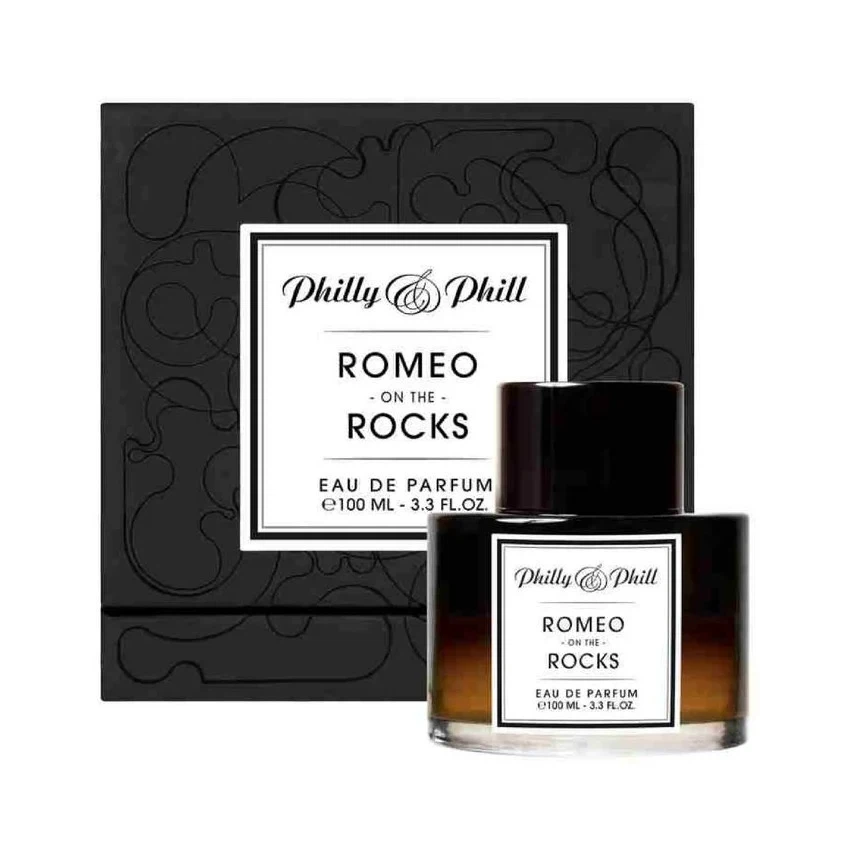 Philly & Phill Romeo On The Rocks manufacturer bottle, linked from the supplied product catalogue.