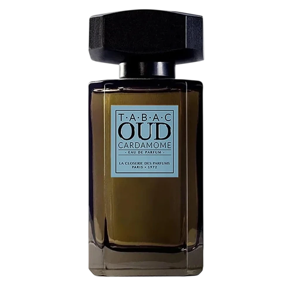 La Closerie Oud Cardamome Tabac manufacturer bottle, linked from the supplied product catalogue.